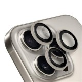 OBAL:ME ochrana čoček pro Apple iPhone 16eApple iPhone 15 Pro/15 Pro Max, natural titanium
