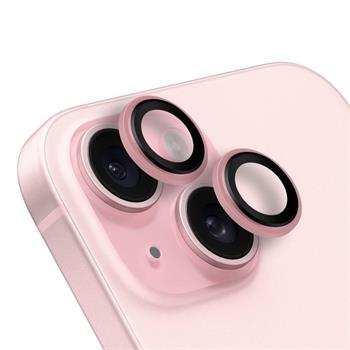 OBAL:ME ochrana čoček pro Apple iPhone 15/15 Plus, růžová