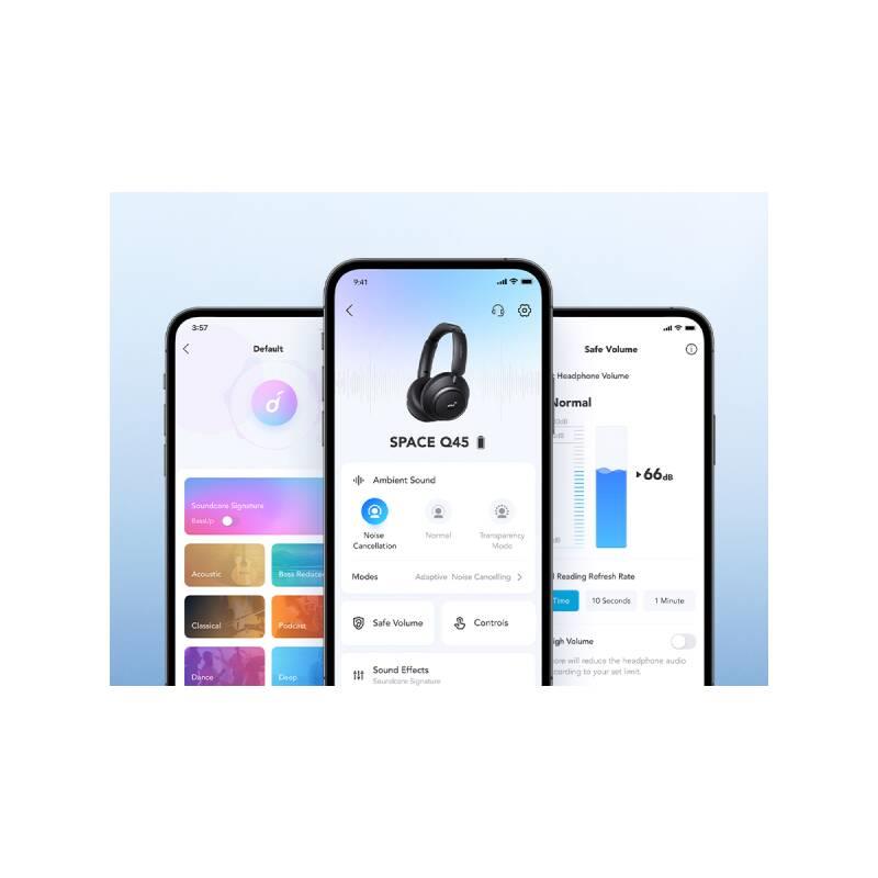 Anker soundcore Space Q45 Bluetooth sluchátka černá