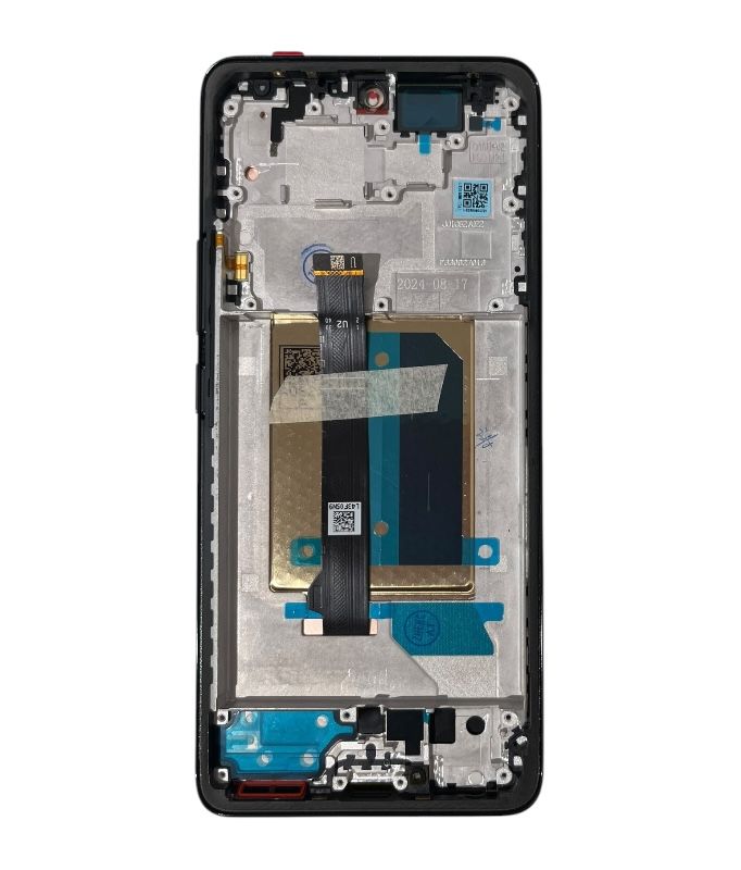 LCD display + dotyková deska + přední kryt pro Xiaomi Redmi Note 14 Pro+ 5G, black (Service Pack)