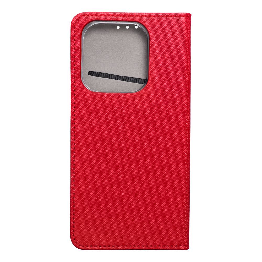 SMART CASE Book for XIAOMI Redmi Note 14 4G (GLOBAL - 163,25mm x 76,55mm x 8,16mm) red