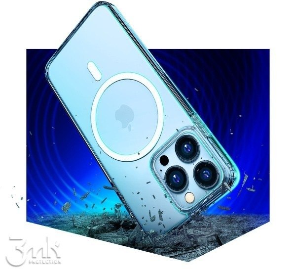 Ochranný kryt 3mk MagCase pro Apple iPhone 15 Plus, čirá