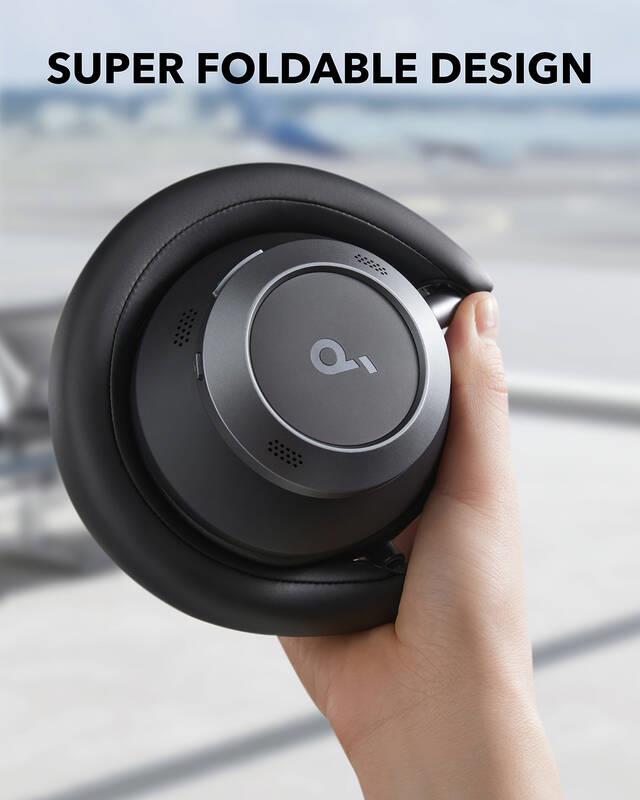 Anker soundcore Space One Pro Bluetooth sluchátka černá