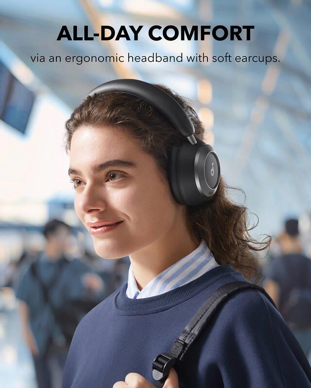 Anker soundcore Space One Pro Bluetooth sluchátka černá