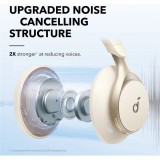Anker soundcore Space One Bluetooth sluchátka bílá