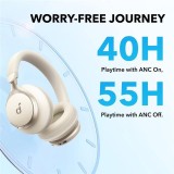 Anker soundcore Space One Bluetooth sluchátka bílá