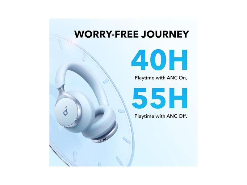 Anker soundcore Space One Bluetooth sluchátka modrá