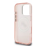Karl Lagerfeld IML K&CH Heads Repeated Logo MagSafe Zadní Kryt pro iPhone 16 Pro Pink