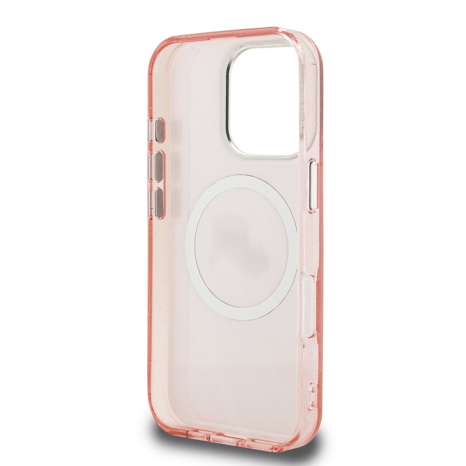 Karl Lagerfeld IML K&CH Heads Repeated Logo MagSafe Zadní Kryt pro iPhone 16 Pro Pink