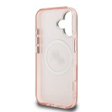 Karl Lagerfeld IML K&CH Heads Repeated Logo MagSafe Zadní Kryt pro iPhone 16 Pink