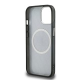 Karl Lagerfeld IML K&CH Heads Repeated Logo MagSafe Zadní Kryt pro iPhone 15 Black