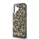 Karl Lagerfeld IML Leopard MagSafe Zadní Kryt pro iPhone 16 Brown
