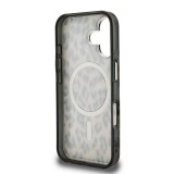 Karl Lagerfeld IML Leopard MagSafe Zadní Kryt pro iPhone 16 Brown