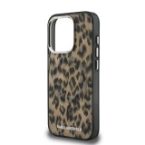 Karl Lagerfeld IML Leopard MagSafe Zadní Kryt pro iPhone 15 Pro Max Brown