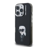 Karl Lagerfeld IML Aquarelle Karl Zadní Kryt pro iPhone 16 Pro Max Black