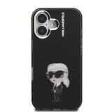 Karl Lagerfeld IML Aquarelle Karl Zadní Kryt pro iPhone 16 Black