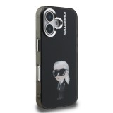 Karl Lagerfeld IML Aquarelle Karl Zadní Kryt pro iPhone 16 Black