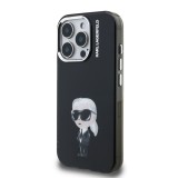 Karl Lagerfeld IML Aquarelle Karl Zadní Kryt pro iPhone 15 Pro Max Black