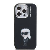 Karl Lagerfeld IML Aquarelle Karl Zadní Kryt pro iPhone 15 Pro Max Black