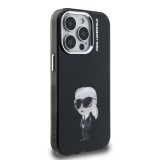Karl Lagerfeld IML Aquarelle Karl Zadní Kryt pro iPhone 15 Pro Max Black