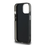 Karl Lagerfeld IML Aquarelle Karl and Choupette Zadní Kryt pro iPhone 15 Black