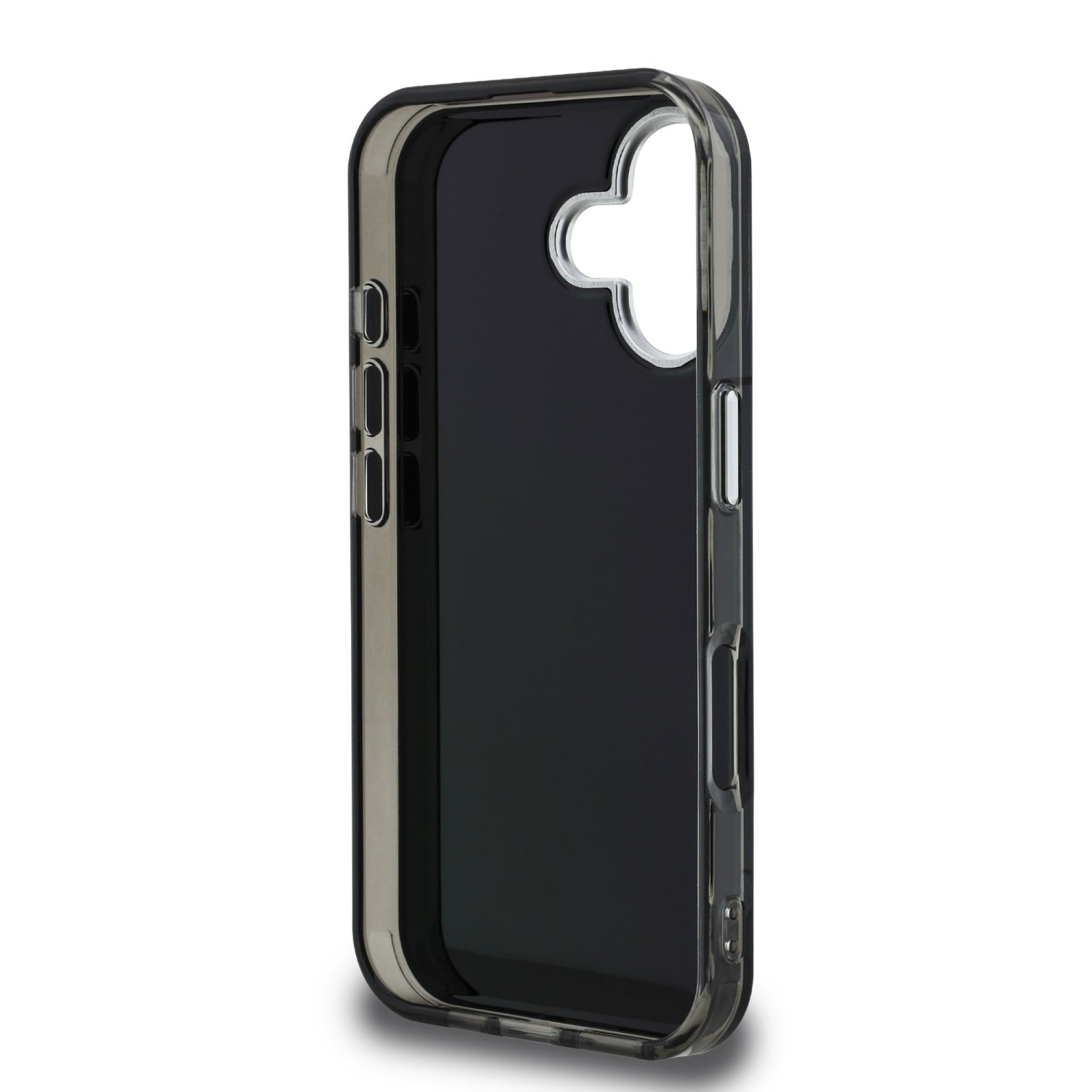 Karl Lagerfeld IML Aquarelle Choupette Zadní Kryt pro iPhone 16 Black