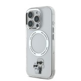 Karl Lagerfeld IML Karl and Choupette MagSafe Zadní Kryt pro iPhone 16 Pro Max Transparent