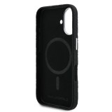 Karl Lagerfeld Grained PU Repeated Logo MagSafe Zadní Kryt pro iPhone 16 Black