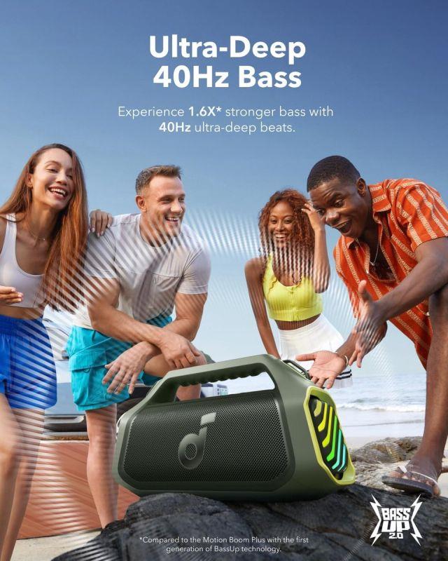 Anker soundcore Boom 2 Plus Bluetooth reproduktor zelená