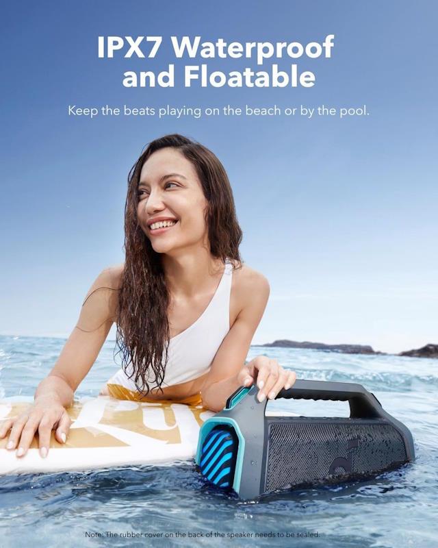 Anker soundcore Boom 2 Plus Bluetooth reproduktor modrá