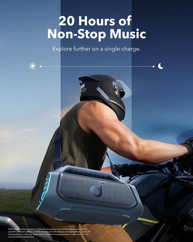 Anker soundcore Boom 2 Plus Bluetooth reproduktor modrá