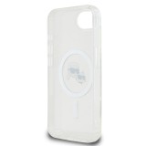 Karl Lagerfeld IML K&CH Heads Metal Frame MagSafe Zadní Kryt pro iPhone 16e Transparent