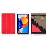 Tactical Book Tri Fold Pouzdro pro Xiaomi Redmi Pad SE 8,7 Red