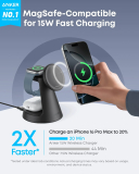Anker MagGo B25M4 Bezdrátová nabíječka 15W černá
