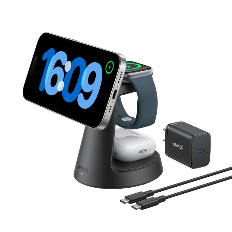 Anker MagGo B25M4 Bezdrátová nabíječka 15W černá