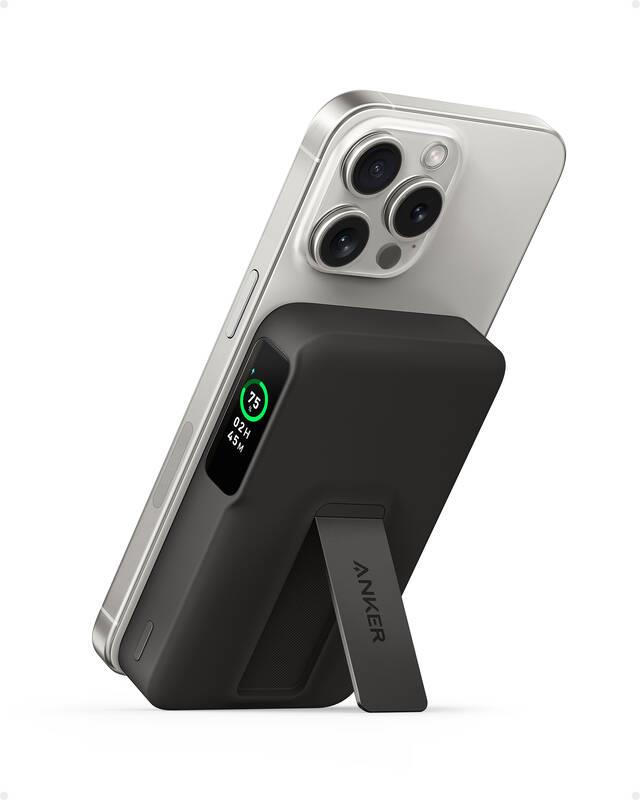 Bezdrátová powerbanka Anker MagGo 10000mAh, 27W černá
