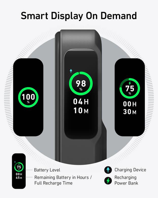 Bezdrátová powerbanka Anker MagGo 10000mAh, 27W černá