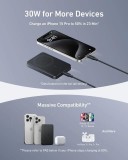 Anker MagGo 10000mAh, Bezdrátová powerbanka 30W černá