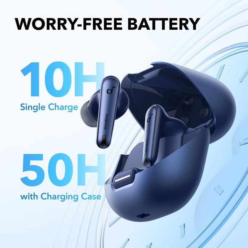 Anker soundcore Liberty 4 NC Bluetooth sluchátka modrá