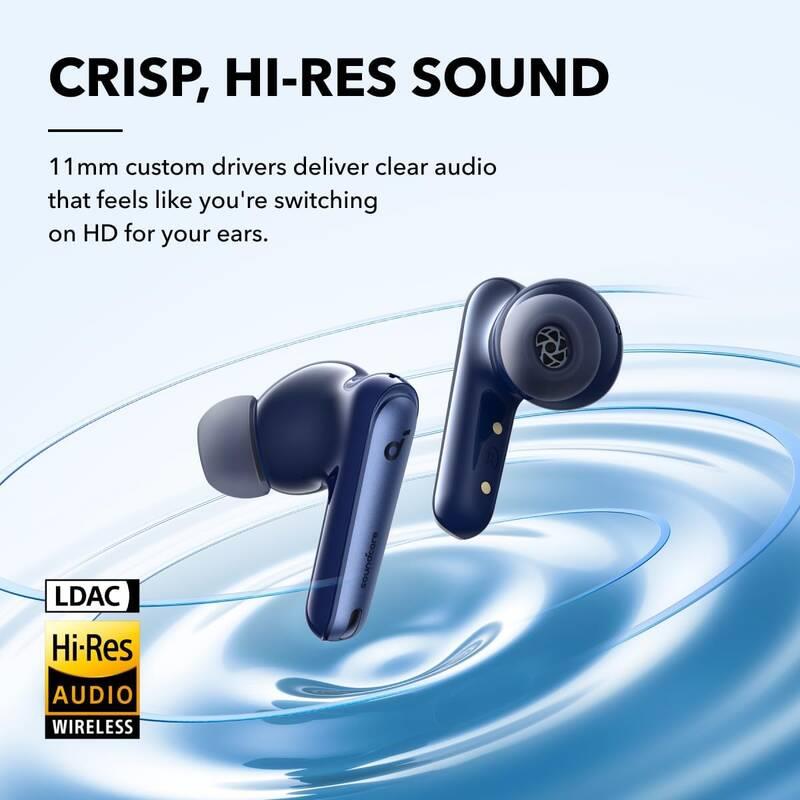 Anker soundcore Liberty 4 NC Bluetooth sluchátka modrá