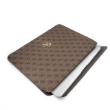 Guess PU 4G Metal Logo Computer Sleeve 13" Brown