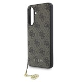 Guess 4G Charm Zadní Kryt pro Samsung Galaxy A56 Brown