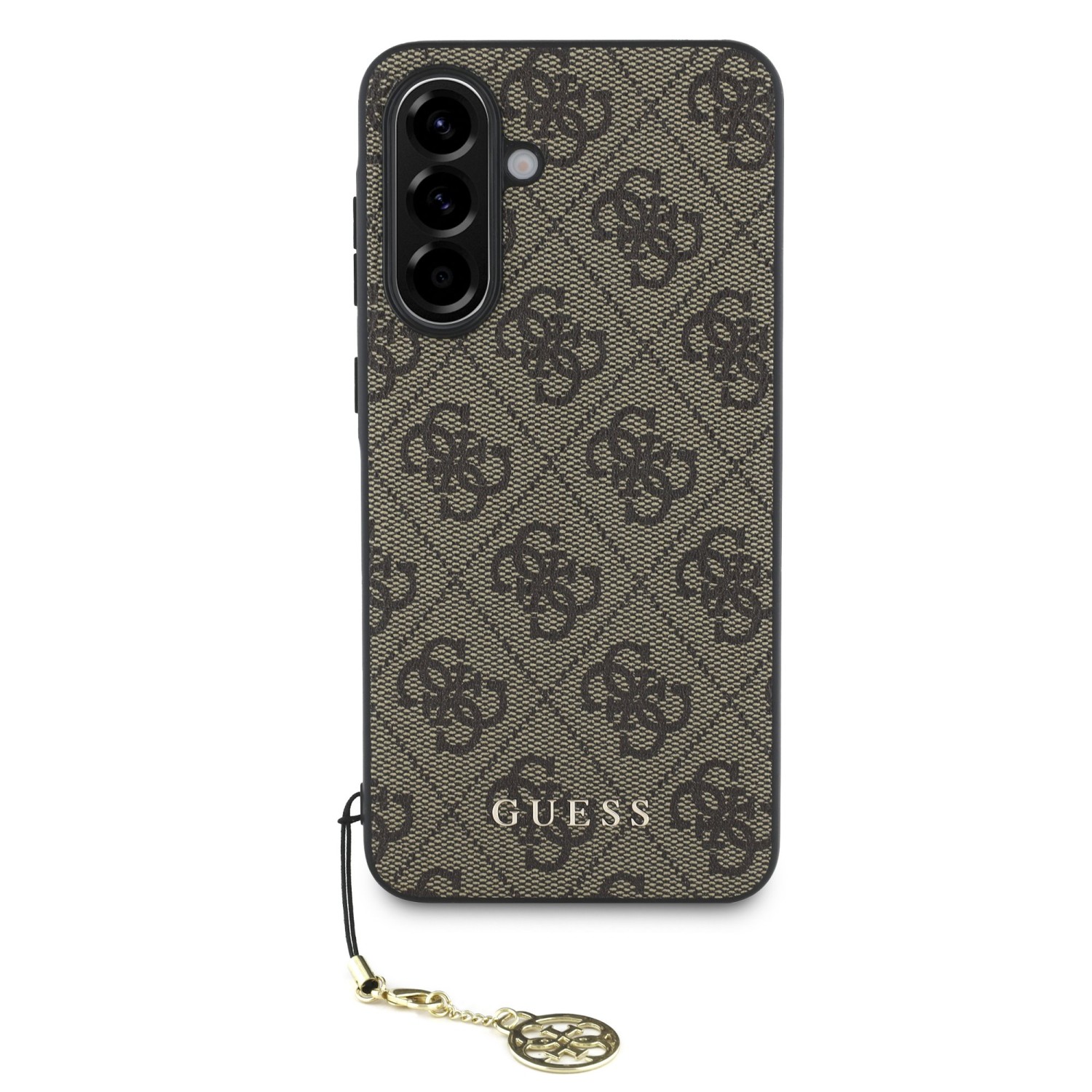 Guess 4G Charm Zadní Kryt pro Samsung Galaxy A56 Brown