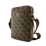 Guess PU 4G Triangle Logo Taška 8" Brown