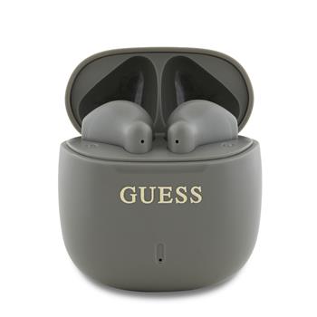 Bezdrátová sluchátka Guess Printed Classic Logo TWS, taupe