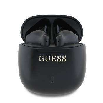 Bezdrátová sluchátka Guess Printed Classic Logo TWS, black