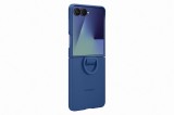 EF-PF766TNE Samsung Silikonový Kryt s Kroužkem pro Galaxy Z Flip 7 Blue