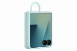 EF-PF766TME Samsung Silikonový Kryt s Kroužkem pro Galaxy Z Flip 7 Light Cyan