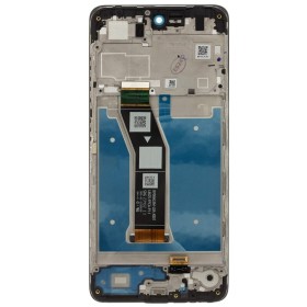 LCD display + dotyková deska + přední kryt pro Motorola Moto G04s, black (Service Pack)
