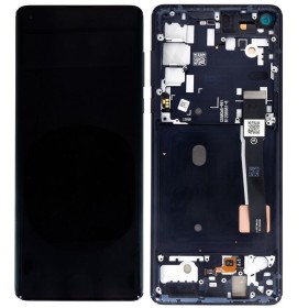 LCD display + dotyková deska + přední kryt pro Motorola Edge 60 Pro, shadow (Service Pack)